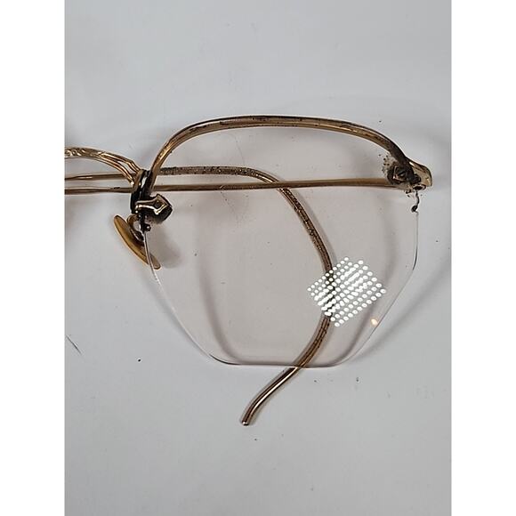 VINTAGE AO AMERICAN OPTICAL 1/10 12K GF GOLD FILLED EYEGLASSES Frames Only - Picture 7 of 10
